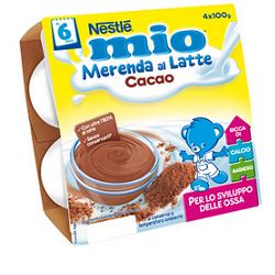 Mio merenda cacao 4 x 100 g