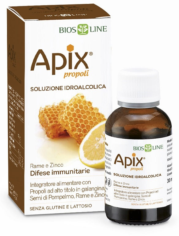 Apix propoli soluzione idroalcolica 30 ml biosline