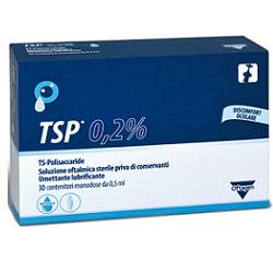 Tsp 0,2% soluzione oftalmica umettante lubrificante 30 flaconcini monodose 0,5 ml