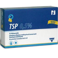 Tsp 0,5% soluzione oftalmica umettante lubrificante 30 flaconcini monodose 0,5 ml