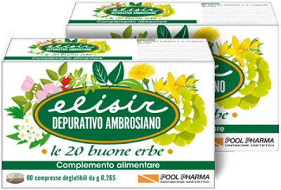 Elisir depurativo ambrosiano 80 compresse 21,20 g