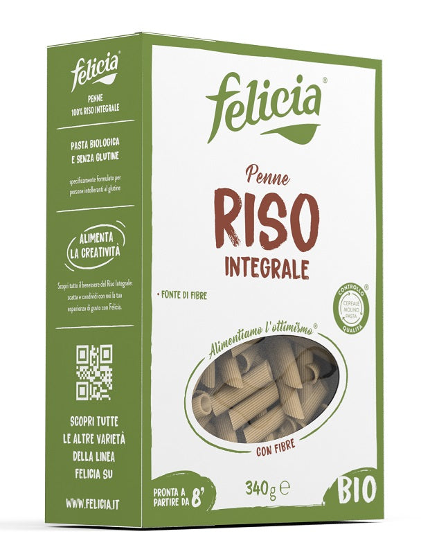 Felicia bio riso integrale penne 340 g