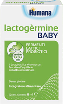 Lactogermine baby gocce flacone da 7,5 g con tappo serbatoioe contagocce