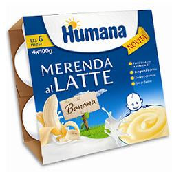 Humana merenda banana 4 x 100 g