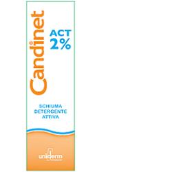 Candinet act 2% schiuma detergente attiva 150 ml