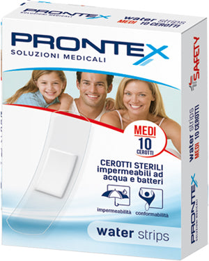 Cerotto prontex water strips medio 10 pezzi