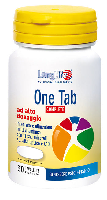 Longlife one tab complete 30 tavolette