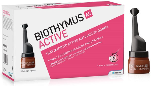 Biothymus ac active trattamento attivo anticaduta donna 10 fiale