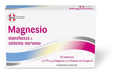 Matt divisione pharma magnesio stanchezza e sistema nervoso 30 compresse