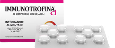 Immunotrofina d 30 compresse orosolubili