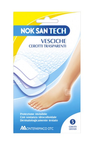 Nok san tech cerotto vescicale grande 5 pezzi