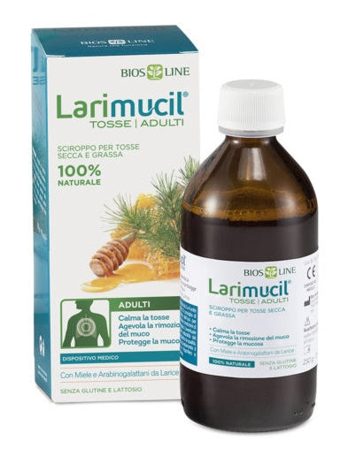 Larimucil tosse tosse adulti sciroppo ce 0476v 230 g 175 ml