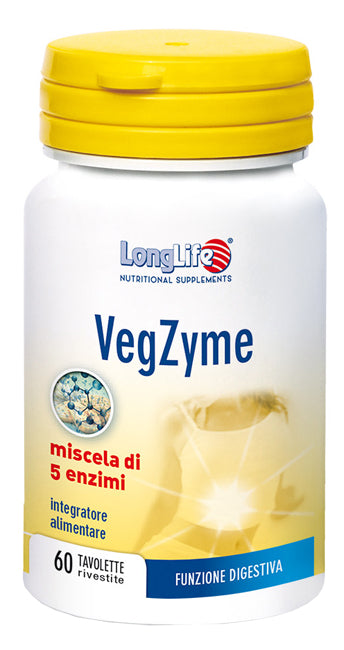 Longlife vegzyme 60 tavolette