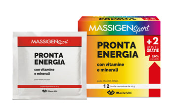 Massigen sport pronta energia 12 bustine