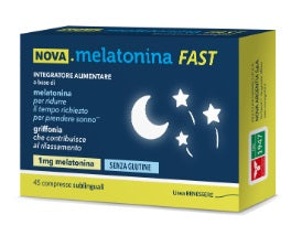 Nova melatonina fast 45 compresse 1mg di melatonina