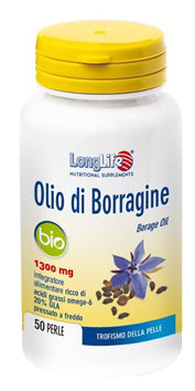 Longlife olio borragine bio 50 perle