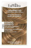 Euphidra colorpro xd 730 biondo dorato gel colorante capelli in flacone + attivante + balsamo + guanti