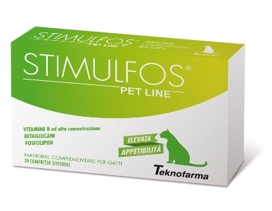 Stimulfos pet line gatto mangime complementare scatola 30 compresse