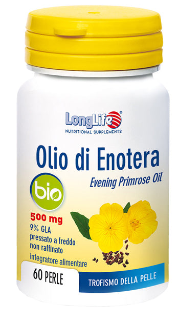 Longlife olio enotera bio 60 perle 500 mg