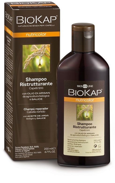 Biokap nutricolor shampoo ristrutturante 200 ml