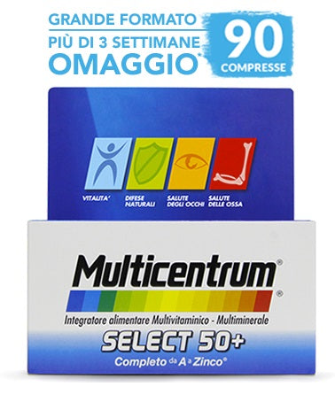 Multicentrum select 50+ 90 compresse