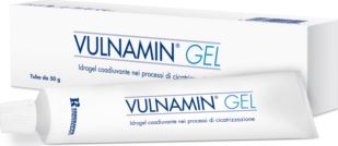 Vulnamin medicazione interattiva in gel a base di aminoacidicostitutivi del collagene e sodio jaluronato tubo 50 g