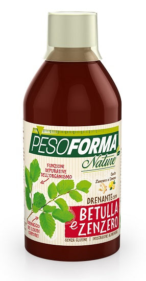 Pesoforma nature drenante betulla e zenzero 500 ml