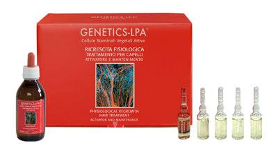 Genetics lpa trattamento completo capelli antiage flacone + 30 fiale