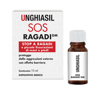 Unghiasil sos ragadi flacone 10 ml con pennellino e 9 cerotti copriverruca