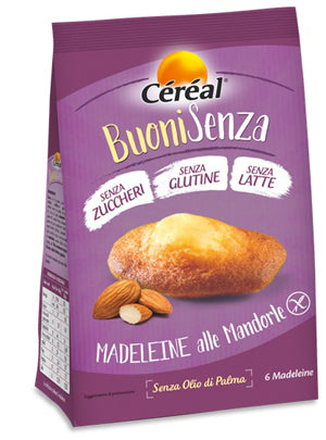 Cereal buonisenza madeleine alle mandorle 180 g