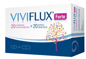 Viviflux forte 20 compresse gastroresistenti + 20 capsule liquid filler