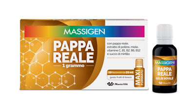 Massigen pappa reale 10 flaconi da 25 ml