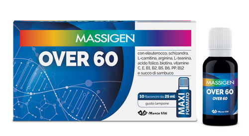 Massigen over 60 10 flaconi da 25 ml