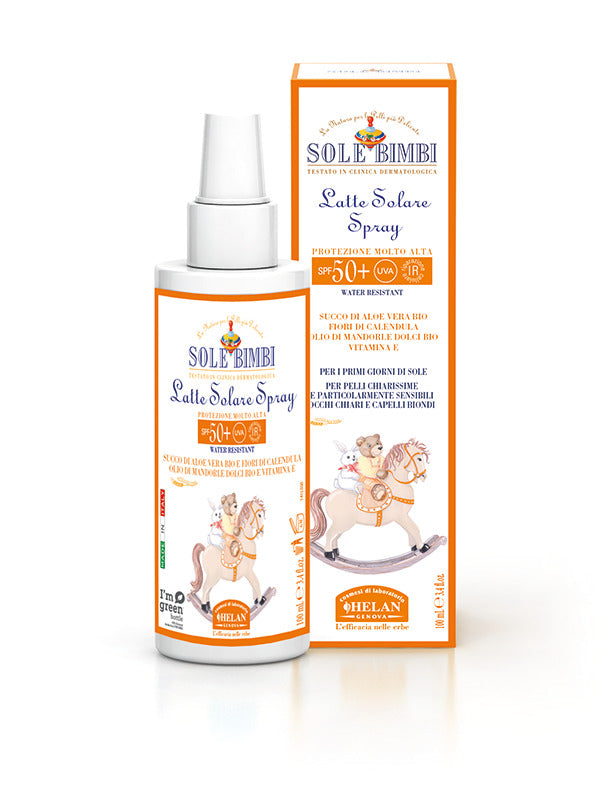 Sole bimbi latte solare spray spf50+ 100 ml