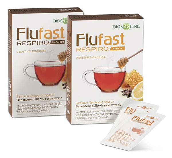 Apix propoli flufast respiro balsamico 9 buste biosline