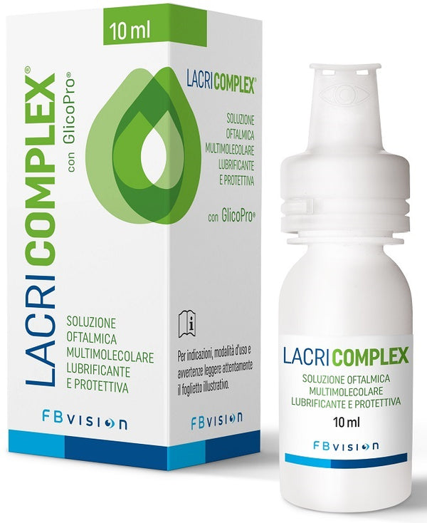 Lacricomplex soluzione oftalmica multimolecolare lubrificante protettiva 10 ml