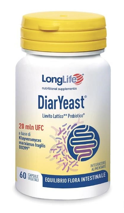 Longlife diaryeast 60 capsule vegetali