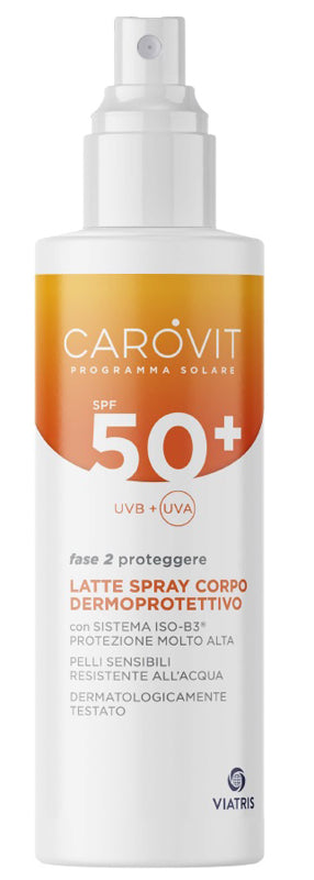 Carovit programma solare latte corpo spf50+ 200 ml