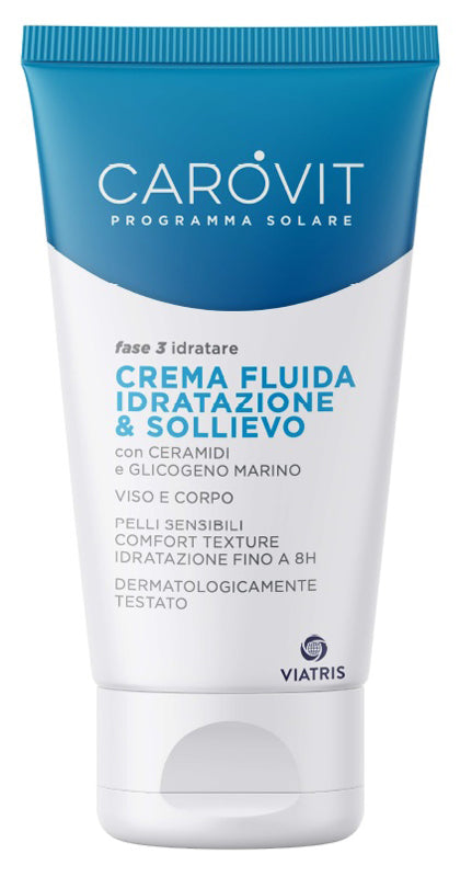 Carovit programma solare crema fluida idratazione & sollievo 150 ml