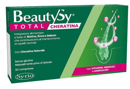 Beauty sy total cheratina 30 compresse