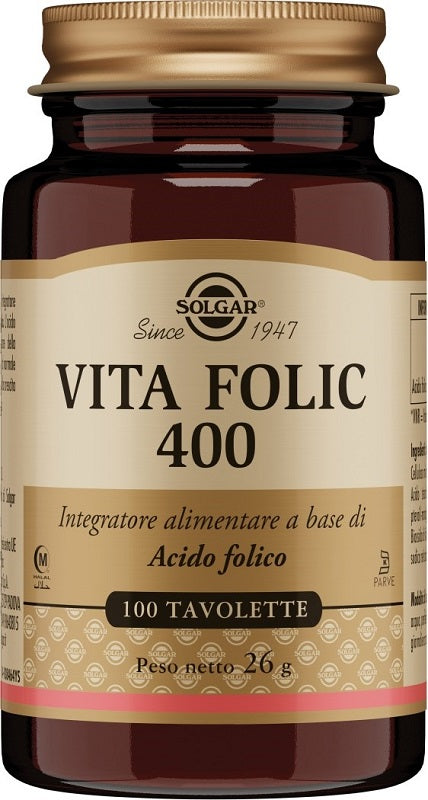 Vita folic 400 100 tavolette