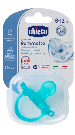 Chicco gommotto in silicone boy 6-16 mesi 1 pezzo