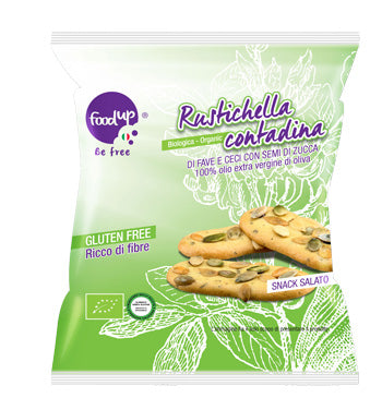 Rustichella contadina bio di fave e ceci con semi di zucca 35 g