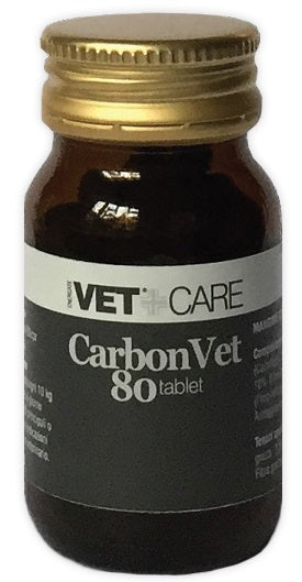 Vetcare carbonvet 80 compresse 500 mg