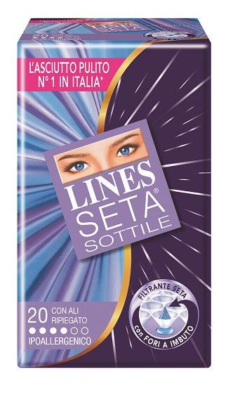 Lines seta sottile con ali x 20 pezzi