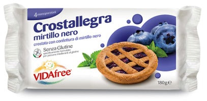 Vidafree crostallegra mirtillo nero 180 g