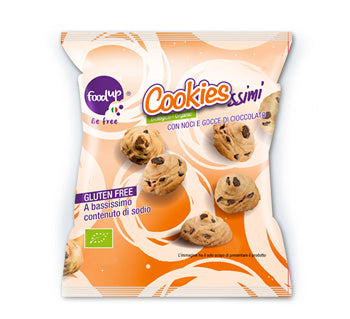 Cookiessimi biscotti con noci e gocce di cioccolato 50 g