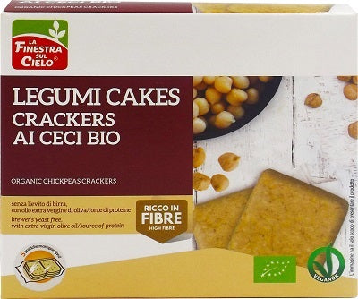 Legumicakes-crackers di ceci