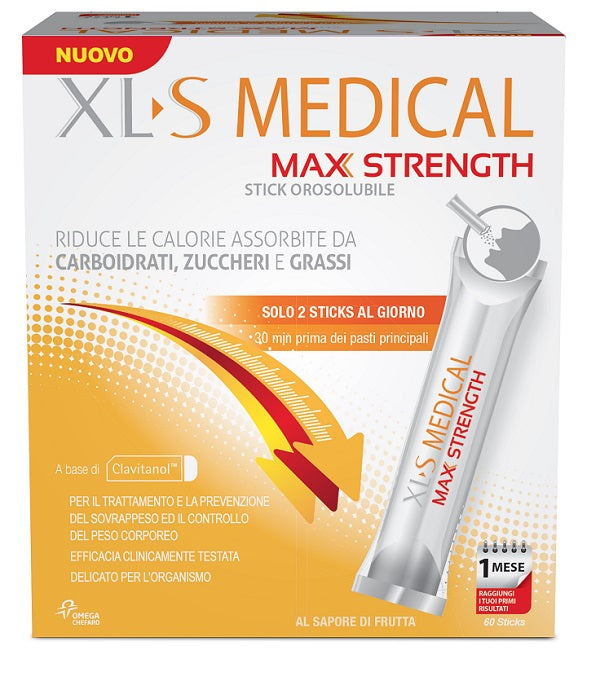 Xls medical max strength 60 stick orosolubili