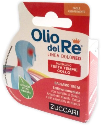 Olio del re dolored balsamo testa